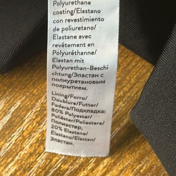 SPANX SPANXshape Faux Leather Black Leggings size M Medium Petite - Picture 8 of 10